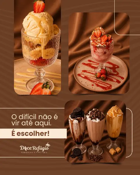Doce Refúgio – Sorveteria e Cafeteria aconchegante