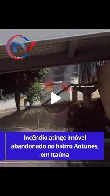 Incêndio em residência abandonada no bairro Antunes