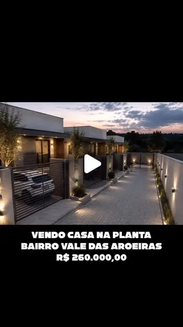 Casa na planta 2 quartos no Vale das Aroeiras
