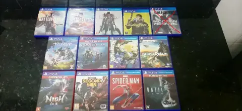 Lote Jogos PS4 Mídia Física (Ótimo Estado) - Originais / Vendo Separado
