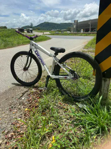 BIKE GIOS 4trix branca e roxa .