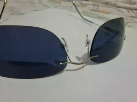 Óculos silhouette Rim Less Gold/Black