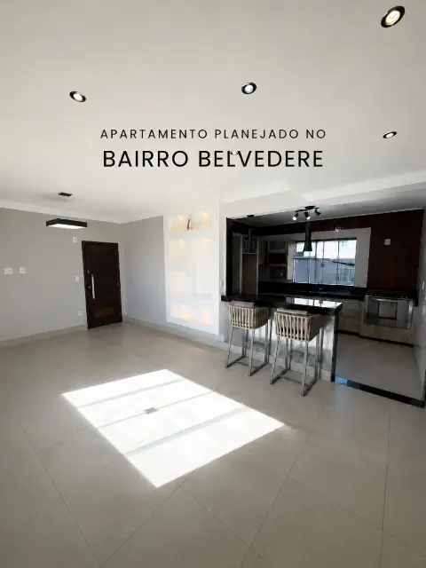 Apartamento planejado 3 quartos no Belvedere