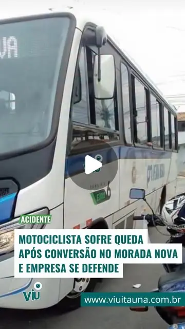 Motociclista sofre queda no Morada Nova; empresa se defende