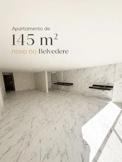 Apartamento 3 quartos no Belvedere – 145m²