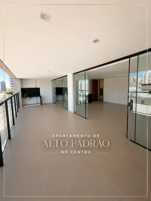 Apartamento 3 quartos com varanda gourmet no Centro