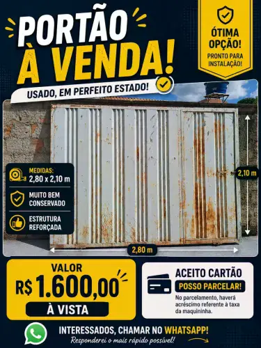 Vendo portão !