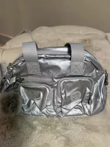 Bolsa Kipling prata