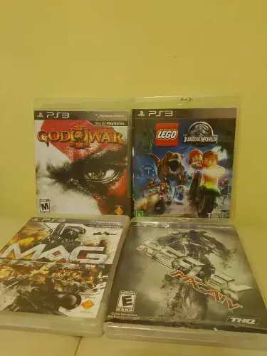 4 Jogos PS3 Original (God Of War, Lego e outros)