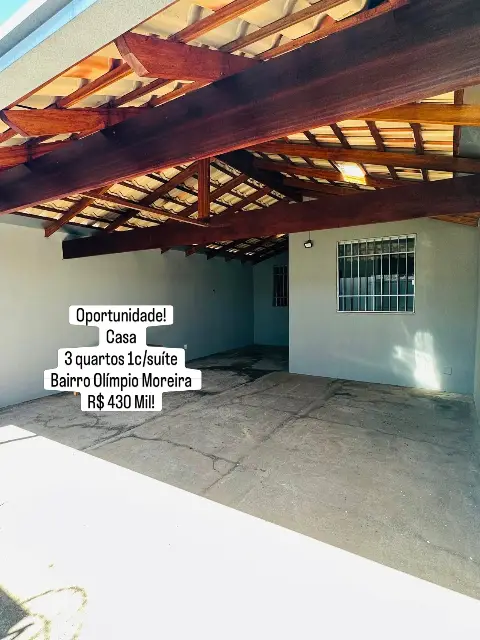 Casa 3 quartos, 120 m² no Olímpio Moreira