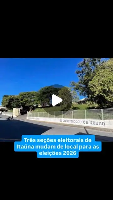 Mudança de local de votação para Eleições 2026 em Itaúna