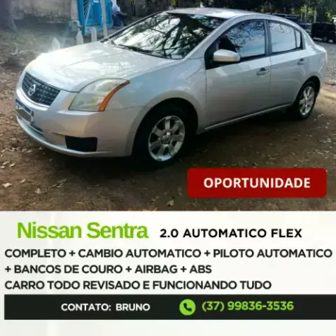 Nissan Sentra 2.0/ 2.0 Flex Fuel 16V Aut. 2008