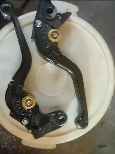Manete retrátil pra MT, Hornet, XJ, fazer, Twister, ninja, R3, etc.