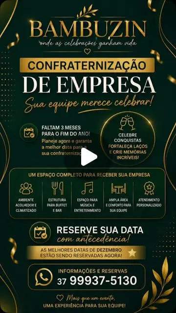 Bambuzin – Espaço para Confraternizações de Fim de Ano