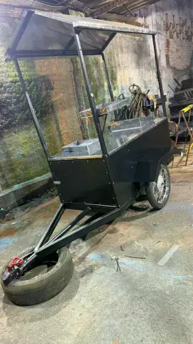 Carrinho de lanches multifuncional