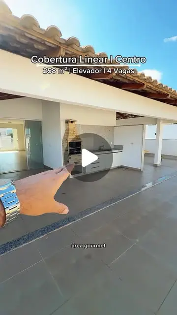 Cobertura 3 quartos à venda no Centro, 258 m²
