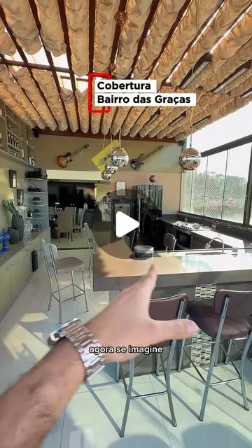 Cobertura 3 quartos com área gourmet no Bairro das Graças