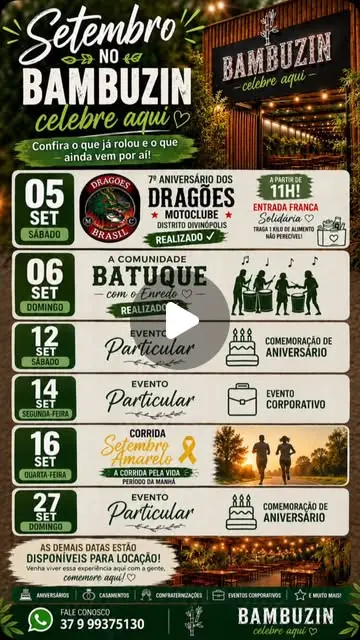 Bambuzin — espaço para festas e eventos corporativos