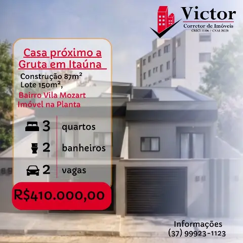Casa 3 quartos à venda na Vila Mozart