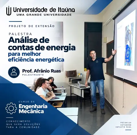 Palestra de Eficiência Energética na Universidade de Itaúna