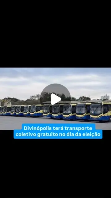 Transporte gratuito em Divinópolis no dia das eleições