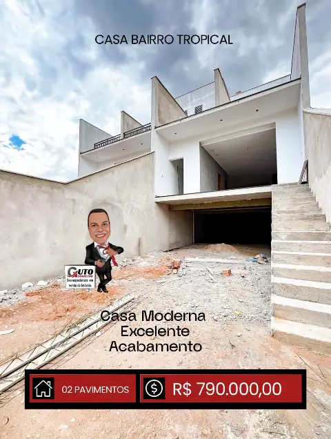Casa 200 m² com 3 quartos à venda no Tropical