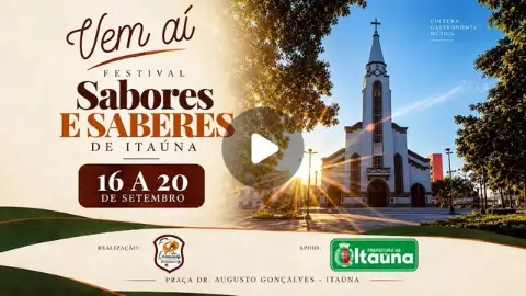 Festival Sabores e Saberes – 16 a 20 de setembro