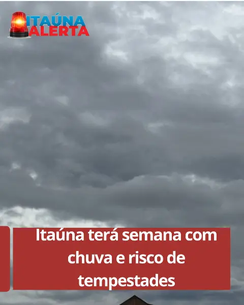 Inmet mantém alerta amarelo para tempestades nesta semana