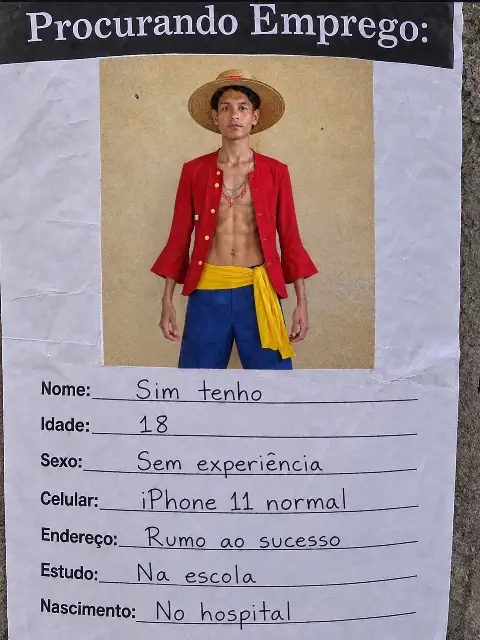 Procurando primeiro emprego – 18 anos, disposto a vencer