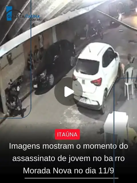 Homicídio registrado em vídeo no bairro Morada Nova