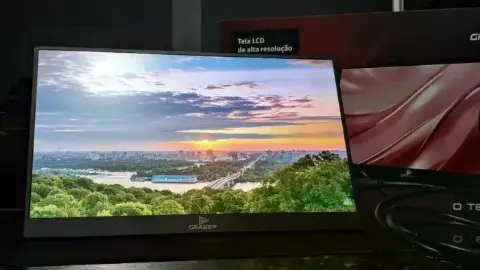 Monitor Portátil 15,6" Full HD IPS, Novo