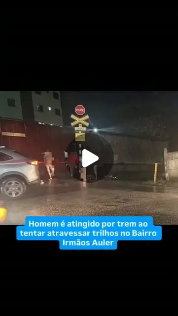 Homem é atingido por trem no Bairro Irmãos Auler