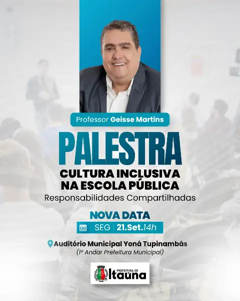 Palestra sobre educação inclusiva e Dia da Pessoa com Deficiência