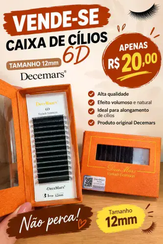 Vendo caixa de cílios