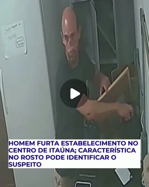 Homem furta mochila em comércio no Centro de Itaúna