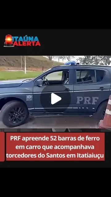 PRF apreende 52 barras de ferro na BR-381 em Itatiaiuçu