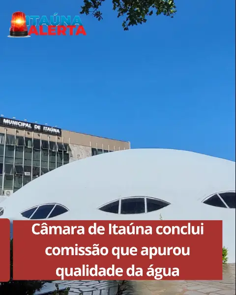 Câmara conclui relatório sobre qualidade da água em Itaúna