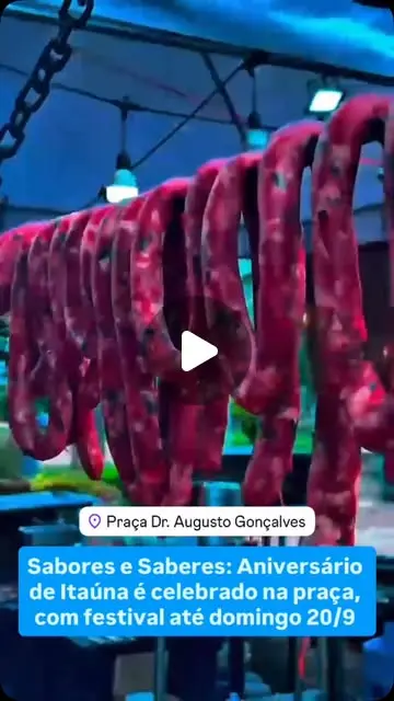 Festival Sabores e Saberes na Praça Dr. Augusto Gonçalves