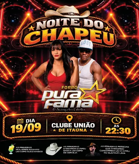 Noite do Chapéu no Clube União de Itaúna