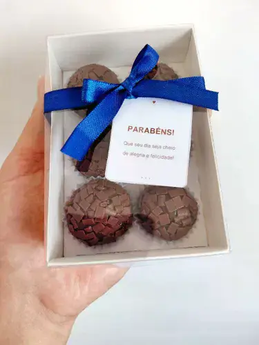 Caixa brigadeiro presente