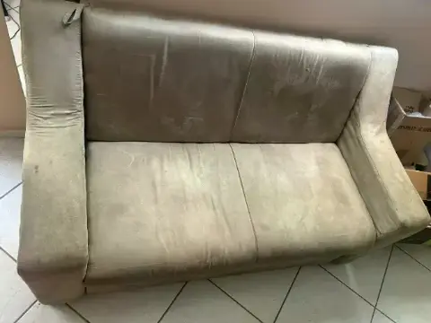 Sofá-cama báu de casal - BEGE