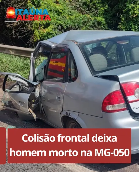 Acidente na MG-050 mata homem de 70 anos em São Sebastião do Oeste