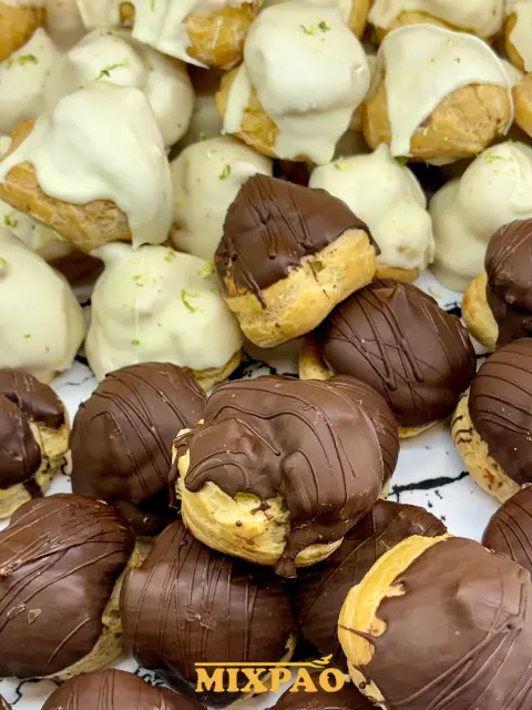 Carolinas de chocolate e limão no Mix Pão
