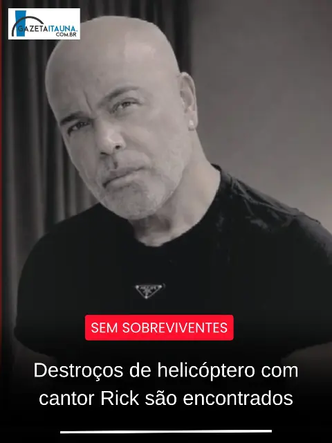 Acidente de helicóptero mata cantor Rick, da dupla Rick e Renner