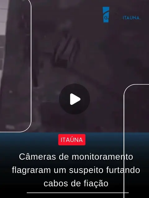 Câmeras flagram furto de cabos de energia no Irmãos Auler
