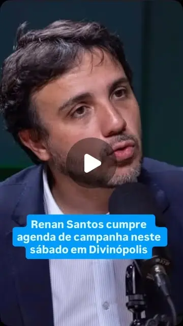 Renan Santos, candidato à Presidência, visita Divinópolis