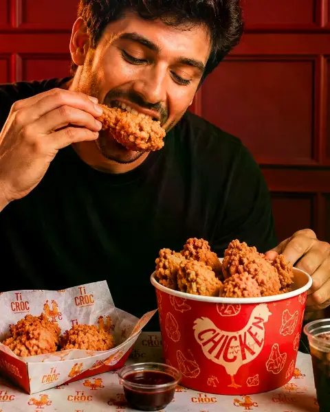 Ticroc: frango crocante com delivery rápido