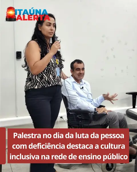 Palestra debate cultura inclusiva na escola pública