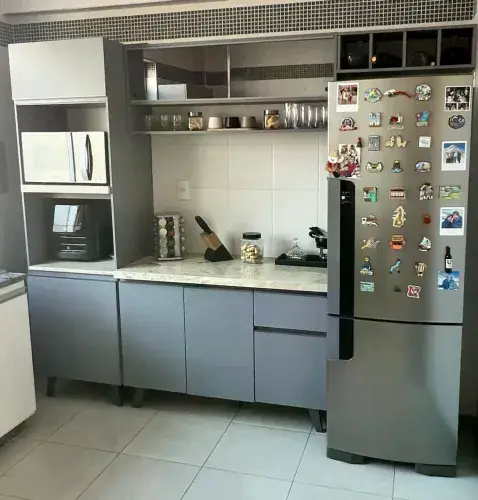 Armário de Cozinha Completo + Granito Bege Bahia