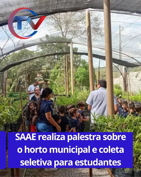 Horto Municipal promove palestra sobre educação ambiental